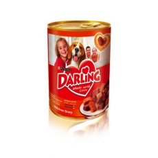 Darling (Дарлінг) Консервований повнораціонний корм для дорослих собак з куркою та індичкою 1,2 кг
